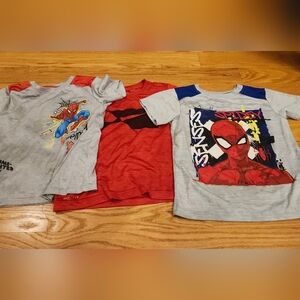 Bundle of 3 dry fit shirts - spiderman